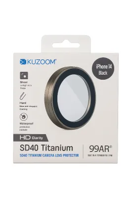 KUZ00M 99AR HD Titanium Camera Lens Protector for iPhone 14